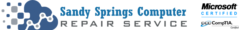 Sandy Springs Computer Repair — Microsoft Certified & CompTIA Certified