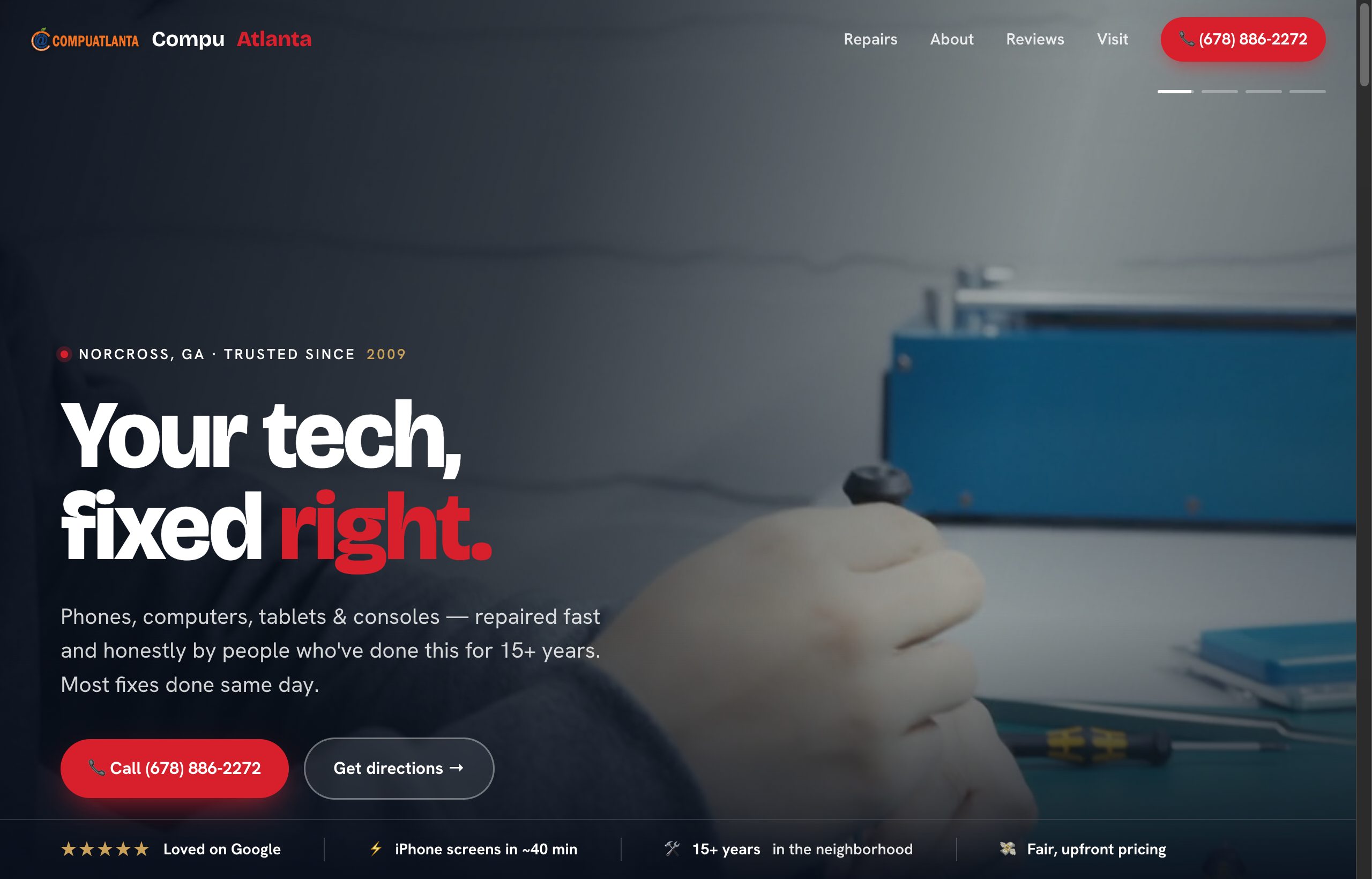 CompuAtlanta — phone & computer repair, Norcross GA